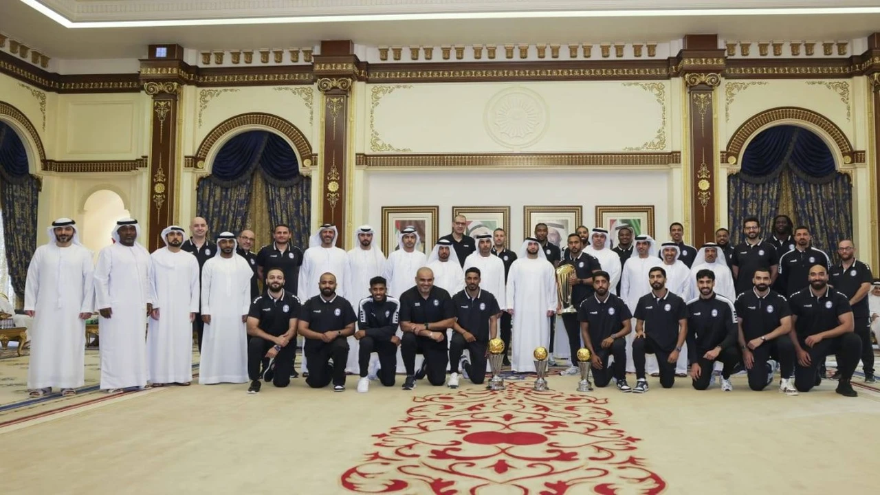 راشد بن حمدان يمنح شركة النصر للألعاب الرياضية 5 ملايين درهم